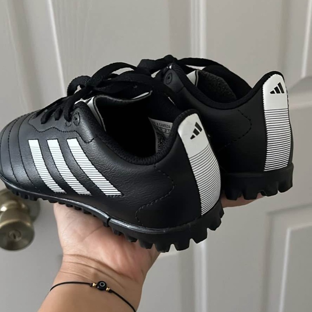 Adidas Kids Black Soccer Shoes